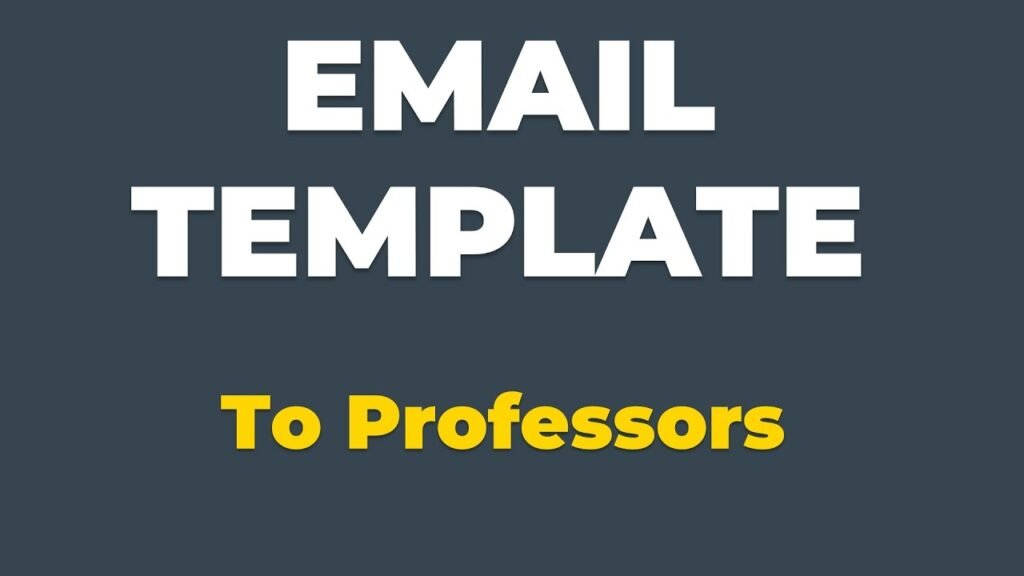 Finding a Supervisor: How to Cold Email Professors for PhD Scholarship Funding 8 Email professors for phd