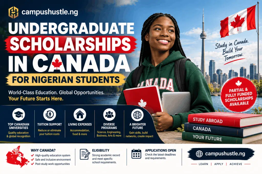 Undergraduate Scholarships in Canada for Nigerian Students (2026 List) 1 undergraduate scholarship Canada for Nigerians